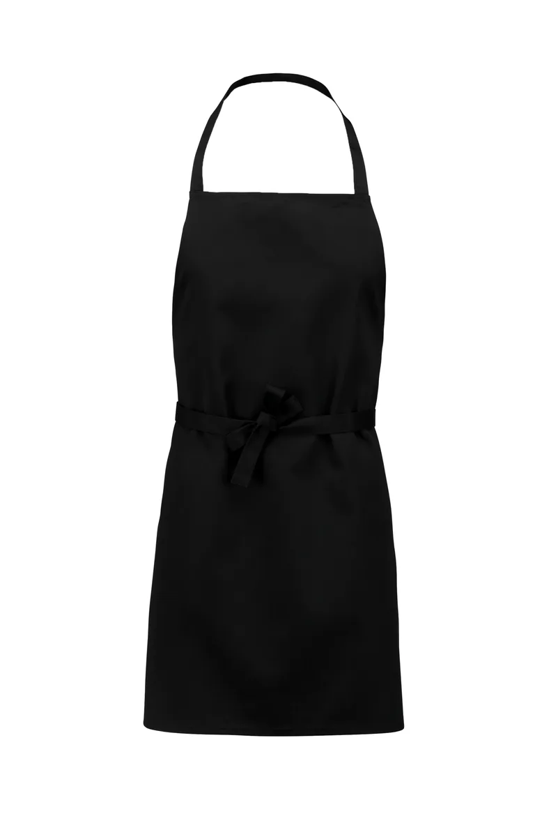 Kariban Licht schort in kleur Black