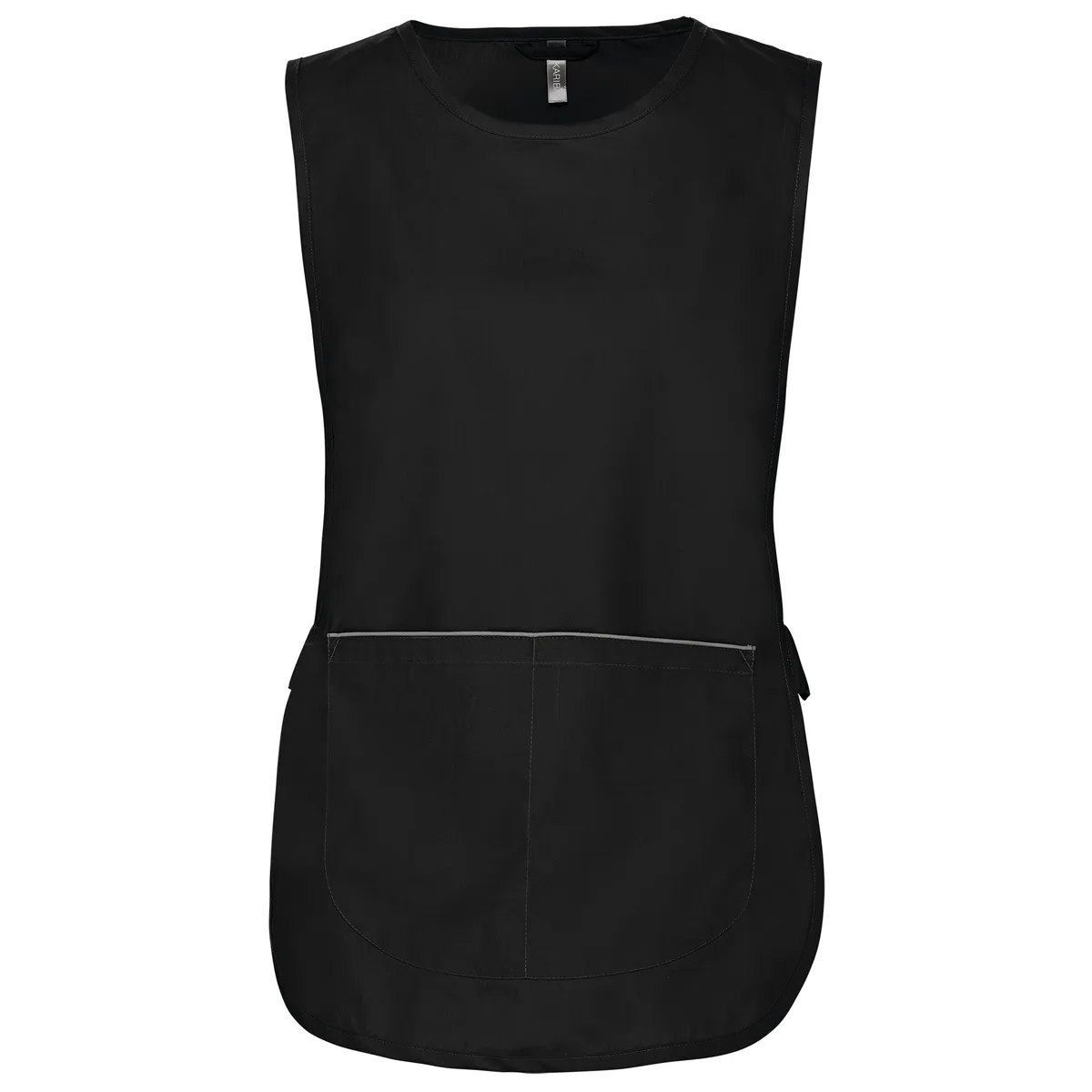 Kariban Damestabard in kleur Black