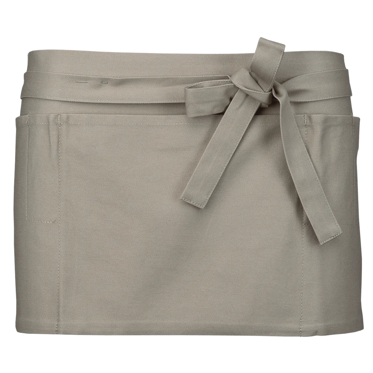 Kariban Katoenen kort schort in kleur Beige