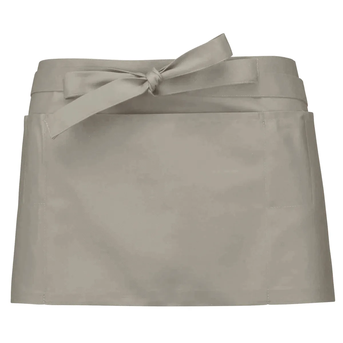 Kariban Polykatoen kort schort in kleur Beige