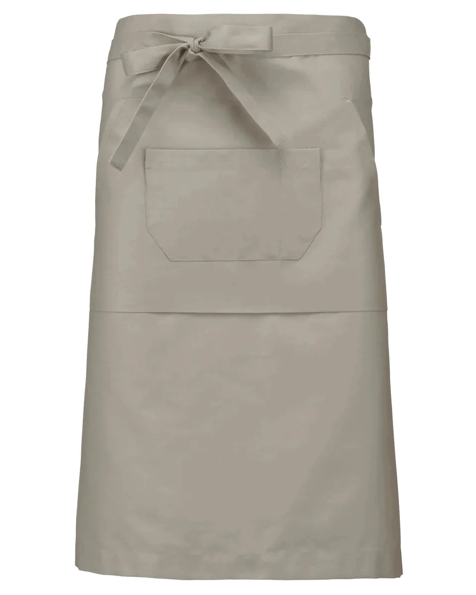Kariban Polykatoen lang schort in kleur Beige